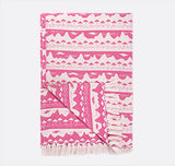 Plaid Beach Parasol, roze - 130 x 180 cm