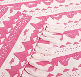 Plaid Beach Parasol, roze - 130 x 180 cm