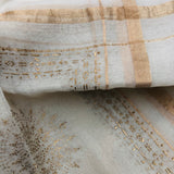 Zijde Voile met gouddraad