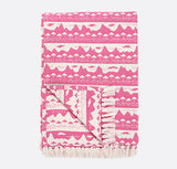 Plaid Beach Parasol, roze - 130 x 180 cm