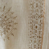 Zijde Voile met gouddraad