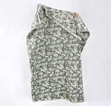 Plaid Turtle Island, groen - 130x180 cm